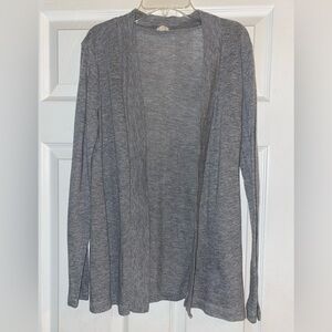 Small grey J Crew cardigan